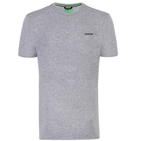 KORTÆRMET T-SHIRT TIL HERRER KORDA LAKEBED - GRÅ