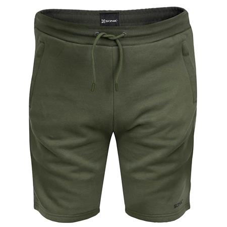 KORTE BROEK VOOR MANNEN - GROEN SONIK FLEECE SHORTS - VERT