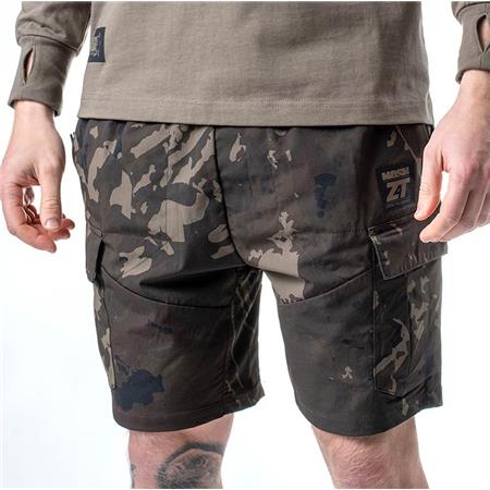 KORTE BROEK VOOR MANNEN NASH ZT LITE HYDRA FLEX GEVECHTEN - CAMUFLAJE - CAMO