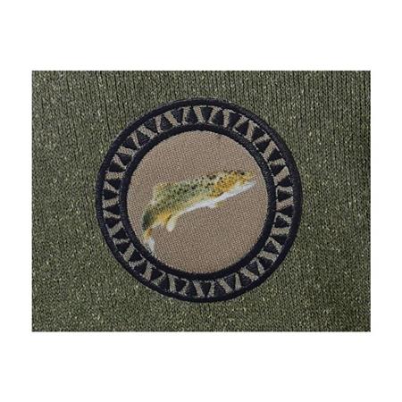 KOSZULKA MĘSKA Z KRÓTKIM RĘKAWEM BARTAVEL NATURE TRUITE - KHAKI