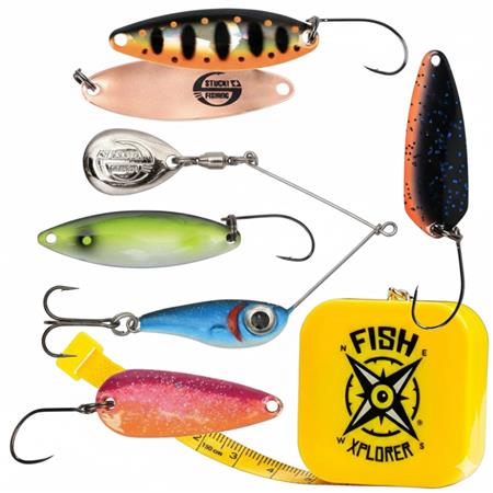Κουτί Πέστροφασ Fishxplorer Μεταλλικά Τεχνητά Δολώματα