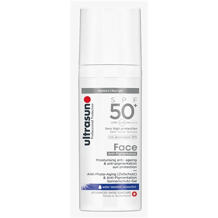 Krem Przeciwsłoneczny Ultrasun Do Twarzy Przeciw Przebarwieniom Spf50+
