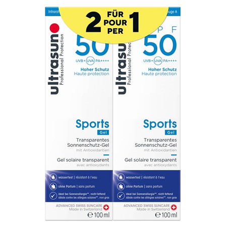 Krem Przeciwsłoneczny Ultrasun Duet Sports Żel Spf50