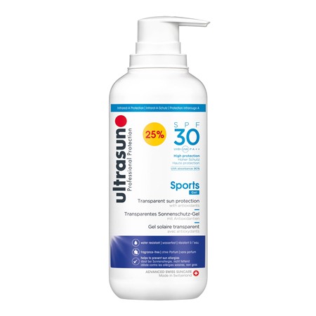 Krem Przeciwsłoneczny Ultrasun Sports Żel Spf 30 400 Ml
