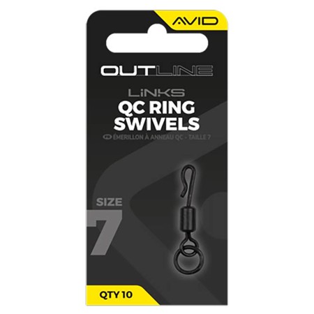Krętlik Avid Carp Outline Qc Ring Swivel
