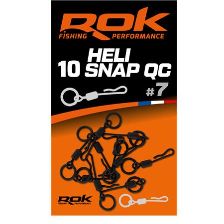 Krętlik Z Agrafką Rok Fishing Helisnap Qc