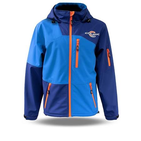 Kurtka Męska Colmic Softshell Official Team Nieprzemakalna - Niebieska