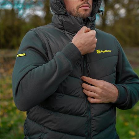 KURTKA MĘSKA RIDGE MONKEY APEAREL THERMAPRO HYBRID COAT - ZIELONY