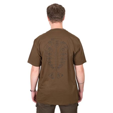Kurzärmeliges Herren T-Shirt Fox Khaki Indicator T - Schwarz