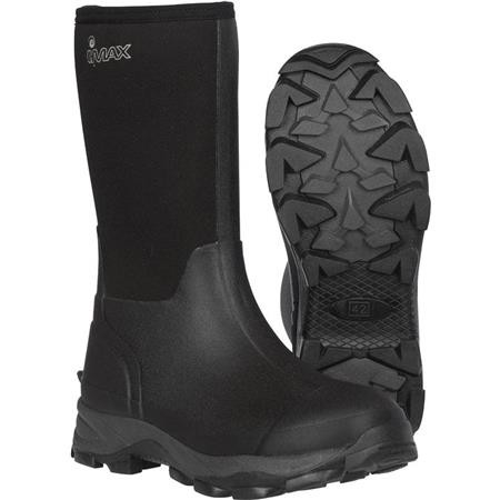 LAARZEN MAN IMAX TIRA RUBBER/NEOPRENE BOOT - NOIR