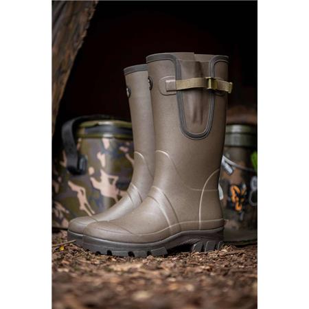 LAARZEN MENS FOX NEOPRENE LINED CAMO/KHAKI RUBBER BOOT