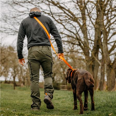 LAISSE CHIEN EUROHUNT ENTRAINEMENT HP&G AVEC DEUX MOUSQUETONS