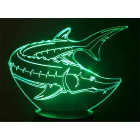 LÂMPADA - ESTURJÃO KISSKISS METAL 3D LED ILLUSION - ESTURGEON