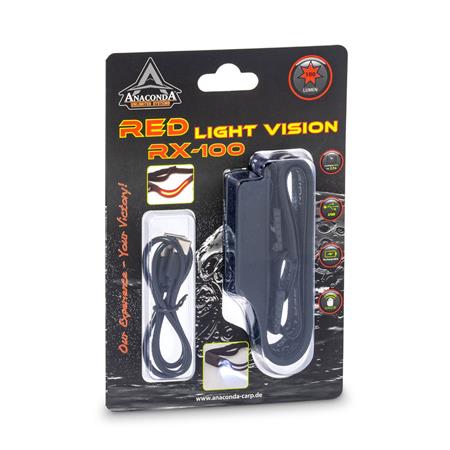 LAMPE FRONTALE ANACONDA RED LIGHT VISION RX-100
