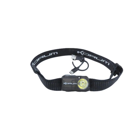 Lampe Frontale Korum Supa Lite Headtorch - Blanc-Rouge