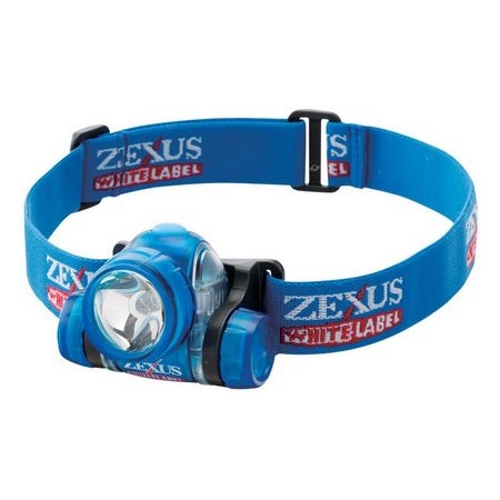 Lampe Frontale Zexus Zw-B100 White Label Bleue