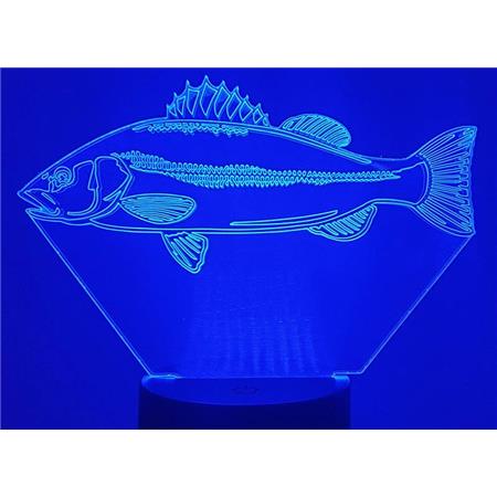 LAMPE KISSKISS METAL 3D LED ILLUSION