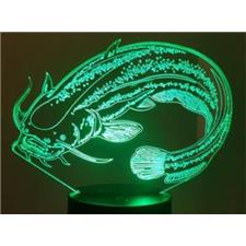 Lampe 3D LED Illusion Carpe KissKissMetal