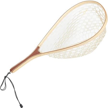 Landing Net Racket Jmc Wooden Wide Rubber Net