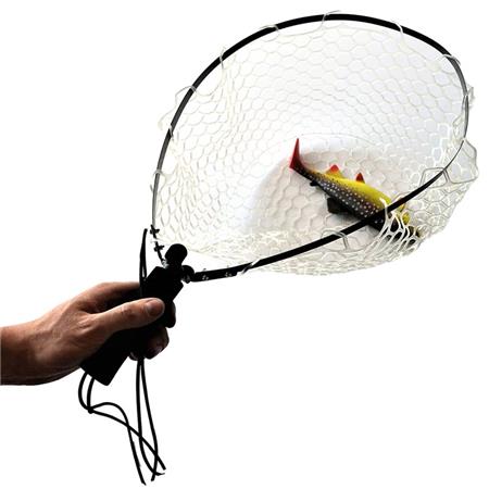 Landing Net Racket Pafex Collapsible Blade Net Caouthouc