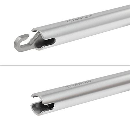 LANG ALU/TITANIUM KROGFJERNER CUDA 46 CM