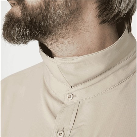 LANGÆRMET HERRESKJORTE GEOFF ANDERSON EZMAR LIGHT L/S - KHAKI
