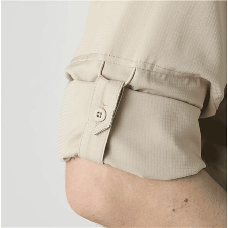 LANGÆRMET HERRESKJORTE GEOFF ANDERSON EZMAR LIGHT L/S - KHAKI