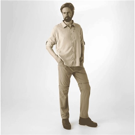 LANGÆRMET HERRESKJORTE GEOFF ANDERSON EZMAR LIGHT L/S - KHAKI