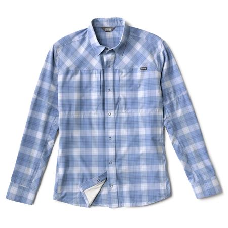 Langærmet Herreskjorte Orvis Pro Stretch Ls - Blå