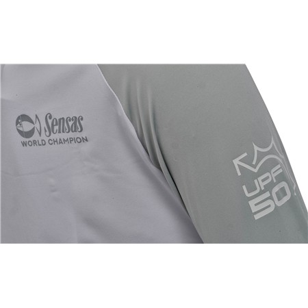 LANGÆRMET T-SHIRT SENSAS UV SHIRT PROTEC SUN - GRÅ