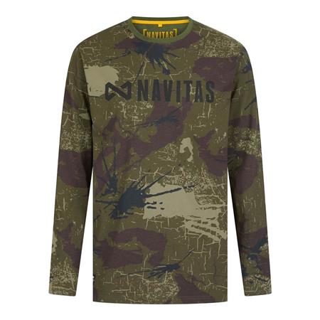 Langærmet T-Shirt Til Herre Navitas Diving - Camo