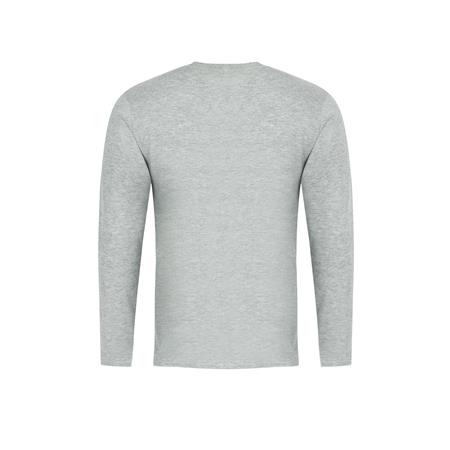 LANGÆRMET T-SHIRT TIL MÆND KORDA MINIMAL TEE LS - GRÅ