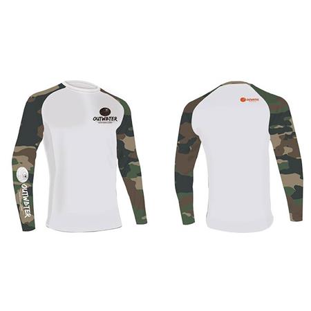 LANGÆRMET T-SHIRT TIL MÆND OUTWATER CAMP ONE OLD SKOOL CAMO