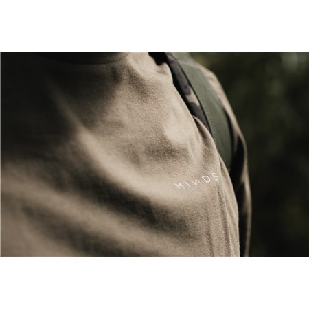 LANGARM-T-SHIRT FÜR HERREN KORDA MINDSET MINIMAL LS TEE - OLIV