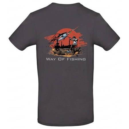 Langärmeliges T-Shirt Herren W.O.F. Manga - Anthrazit