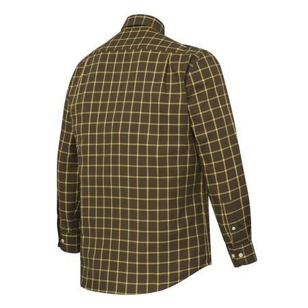 LANGARMHEMD HERREN BERETTA BRYGGEN - MARRON/JAUNE