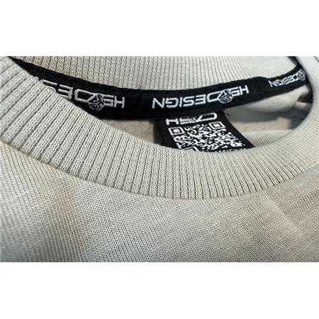 LANGÄRMLIGES HERREN-T-SHIRT HOT SPOT DESIGN SQUID LONG SLEEVES - HELLGRAU