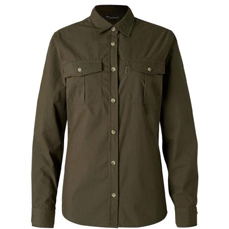 Lange Mouwen Shirt Voor Vrouwen Pinewood Safari L/S - Moss Green