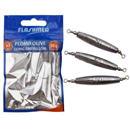 LANGT OLIVELOD + SVIRVEL FLASHMER