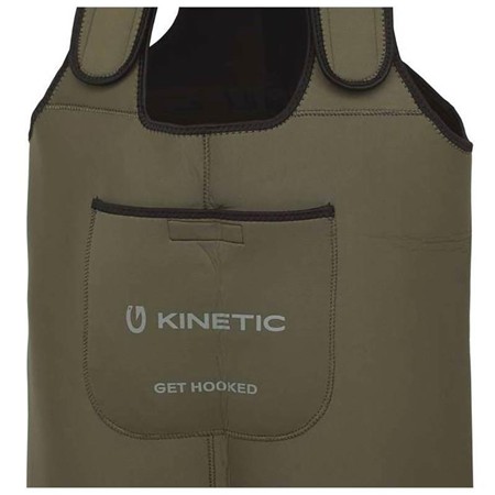 LÅRHØJE NEOPRENVADERE KINETIC NEOGAITER P - OLIVEN