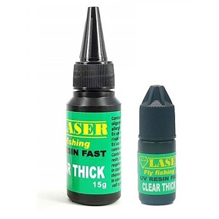 LASER RESIN UV FAST THICK CLEAR VESUNA BOTTLES 5 AND 15 GRAMS