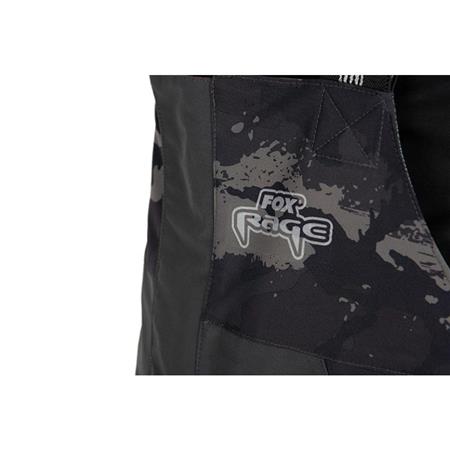 LATZHOSE HERREN FOX RAGE TRIPLE LAYER SALOPETTES - SCHWARZ