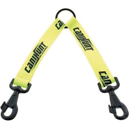 Lead Canihunt 2 Dogs Flat Strap