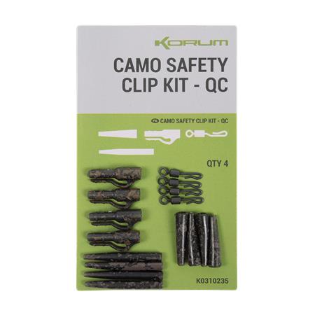 LEAD CLIP KORUM CAMO SAFETY CLIP KIT - QC