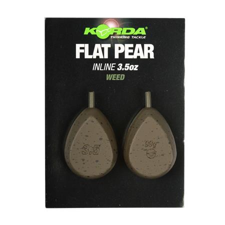 LEAD WEIGHT KORDA INLINE FLAT PEAR