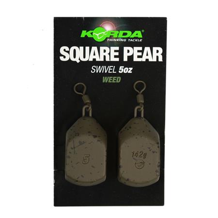 LEAD WEIGHT KORDA SQUARE PEAR SWIVEL