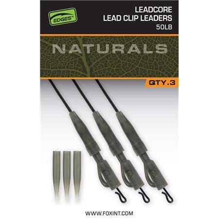 Leadcore Fox Edges Naturals Leadcore Power Grip Lead Clip Leaders
