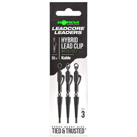 Leadcore Korda Kable Leadcore Leader Hybrid Lead Clip