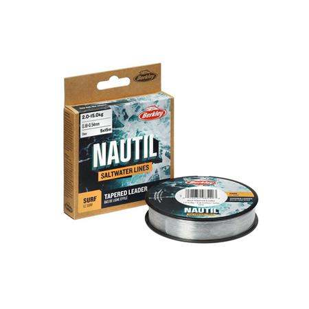 LEADER BERKLEY NAUTIL SURF MONOFILAMENT TAPARED