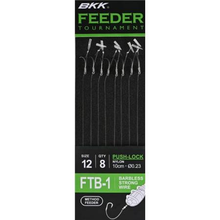 Leader Bkk Feeder Tournament Ftb-1 Push-Lock Rigs
